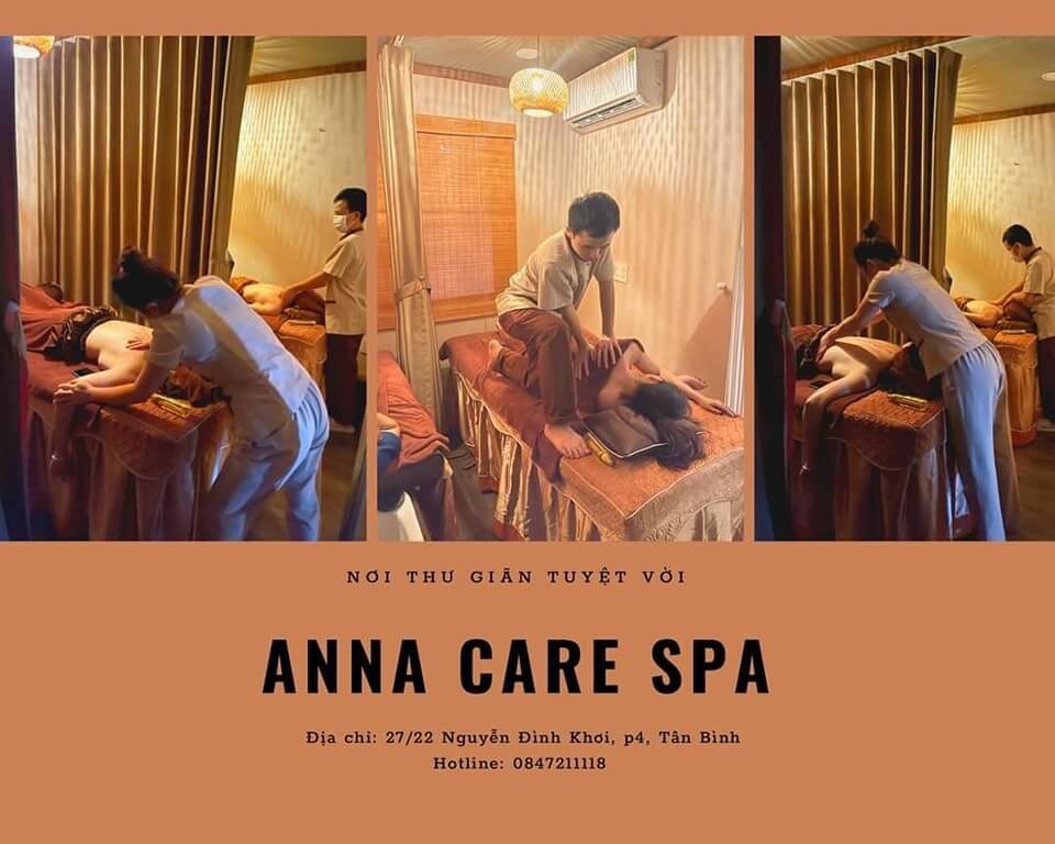 Dịch vụ massage tại Anna Care Spa, Tân Bình. Địa chỉ: 27/22 Nguyễn Đình Khơi, liên hệ: 0847211118.