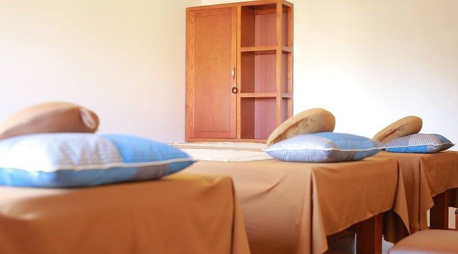 Khu vực tiếp đón khách massage Vinh tại Gạo Spa & Wellness.