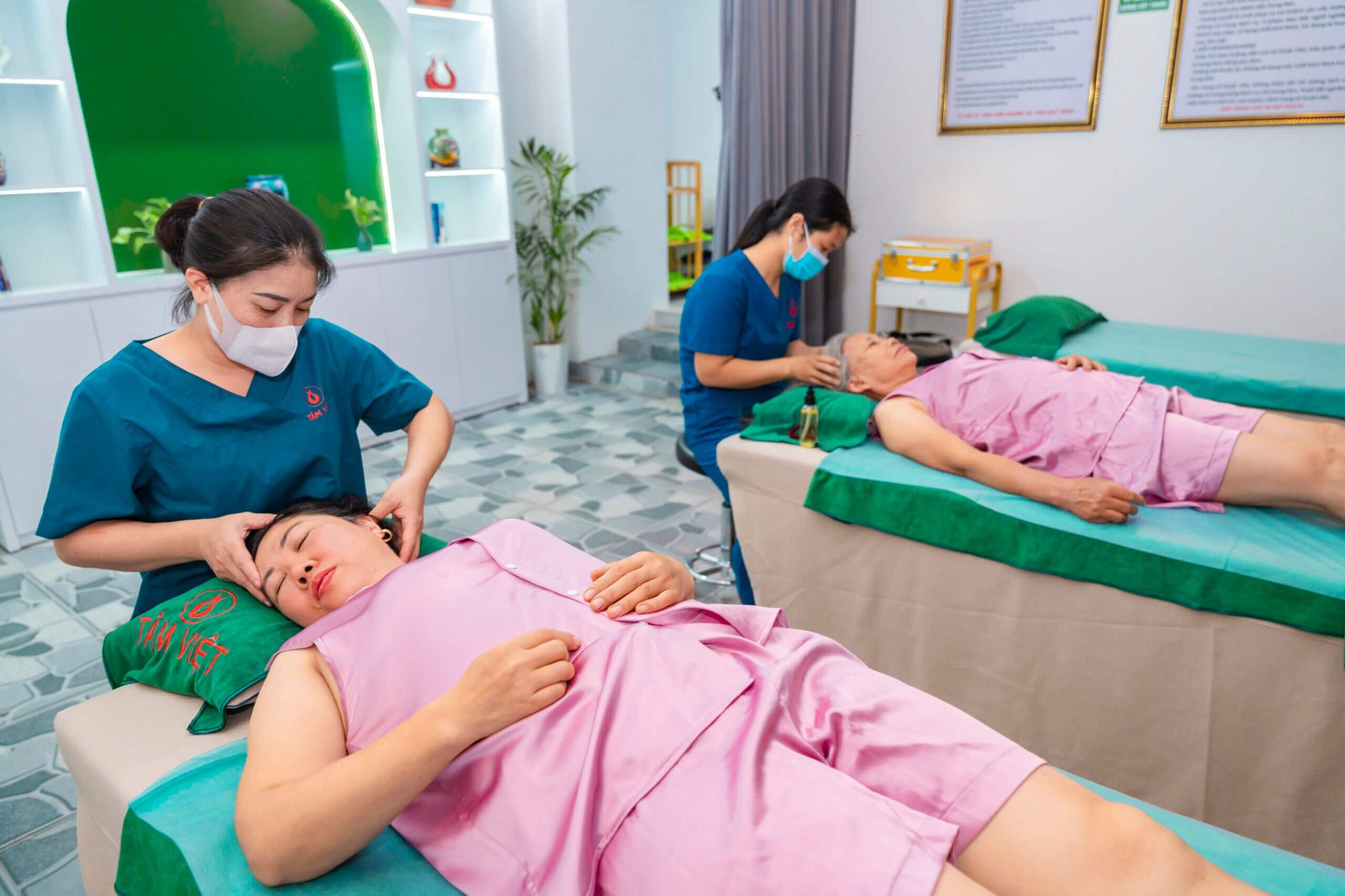 Hình ảnh không gian sạch sẽ của Phòng Khám Y Học Cổ Truyền Tâm Việt, chuyên massage Hải Dương kết hợp y học cổ truyền.