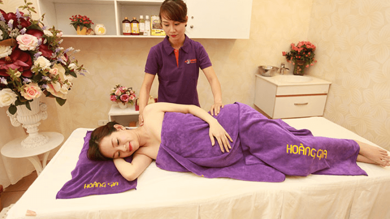 Hoàng Gia Spa - địa điểm massage dĩ an thư giãn