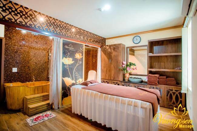 Hình ảnh không gian trị liệu tại Vương Sen Spa ở Bắc Ninh