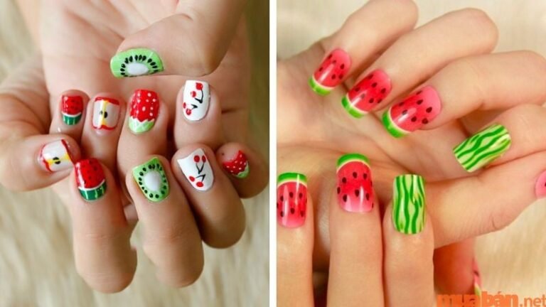 Điểm Danh Top 7+ Mẫu Nail Dưa Hấu Đẹp, Dễ Thương, Tôn Da