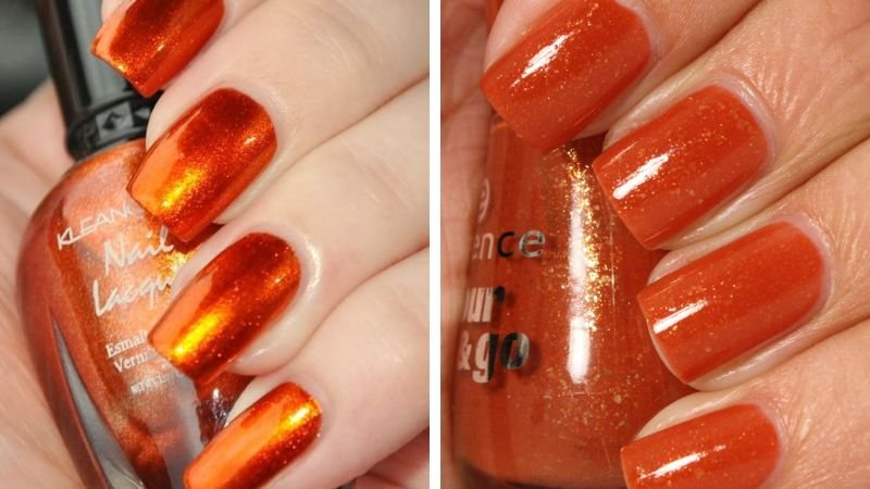 Top 10+ Mẫu Nail Màu Cam Đất Đẹp Sang Trọng, Hiện Đại 5 camtr