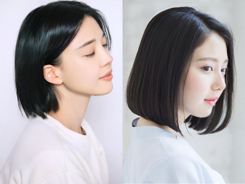 Tóc thẳng tự nhiên