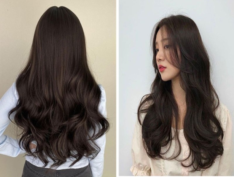 Tóc dài thẳng cho nữ