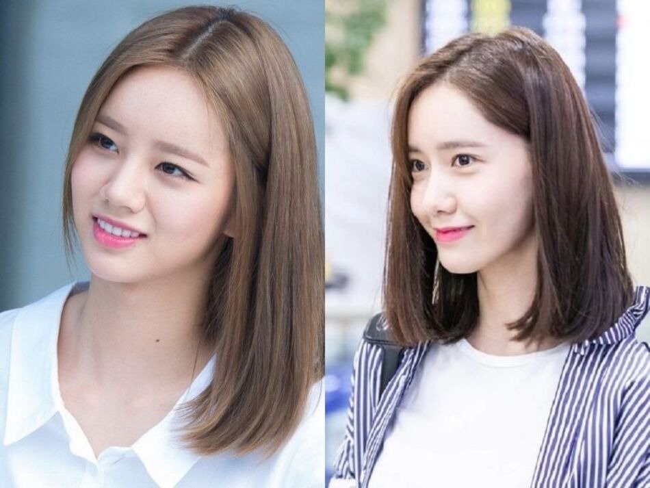 Tóc ép thẳng Hàn Quốc