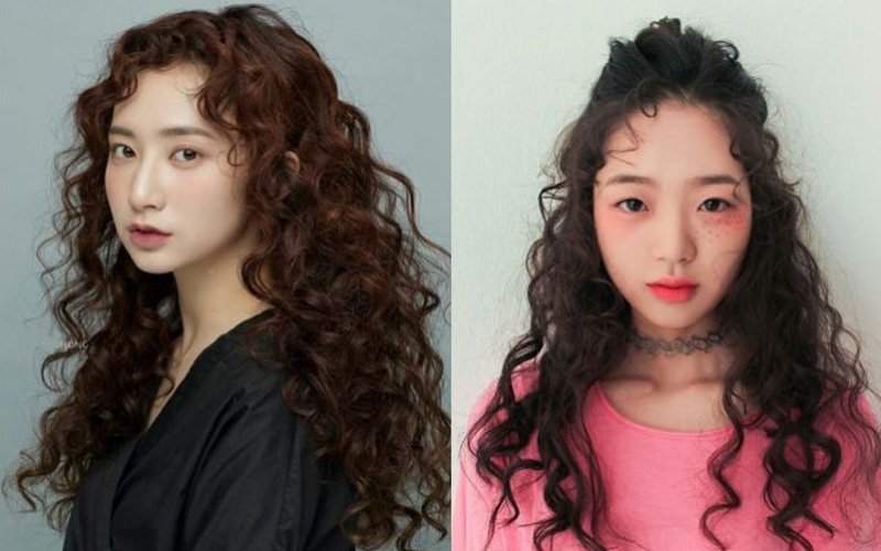 tóc uốn xù mì nhẹ