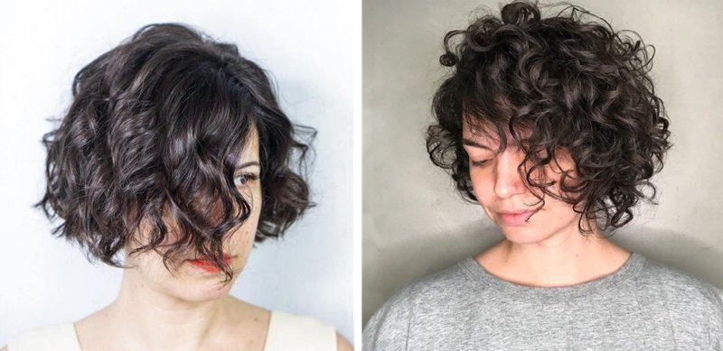 Kiểu tóc xoăn ngắn