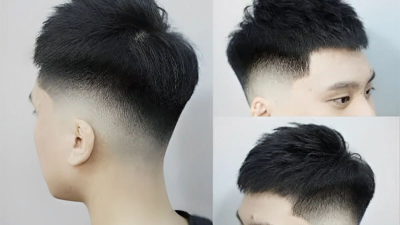 Kiểu tóc undercut cho nam mặt tròn cạo hai bên