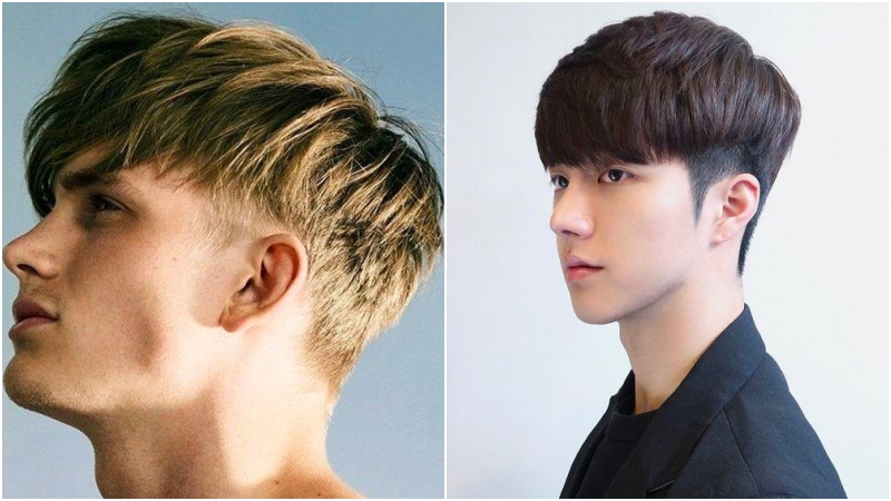 Kiểu tóc undercut cho nam mặt tròn phong cách layer