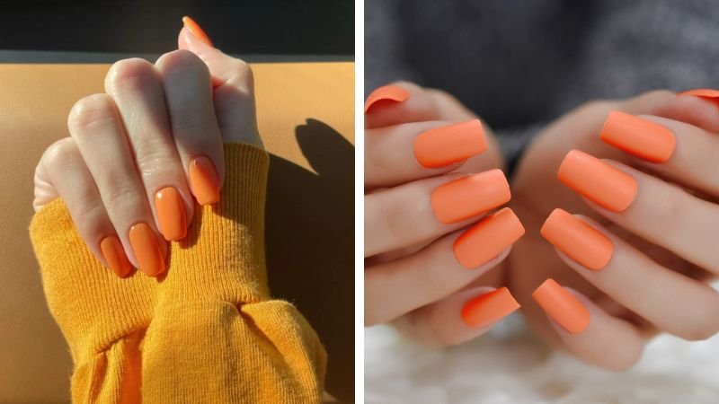 Top 10+ Mẫu Nail Màu Cam Đất Đẹp Sang Trọng, Hiện Đại 1 vs