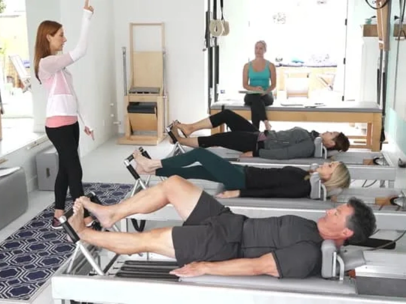 bai-tap-pilates-running-tren-reformer-7 Lỗi thường gặp cần tránh khi thực hiện bài tập Running trên Reformer