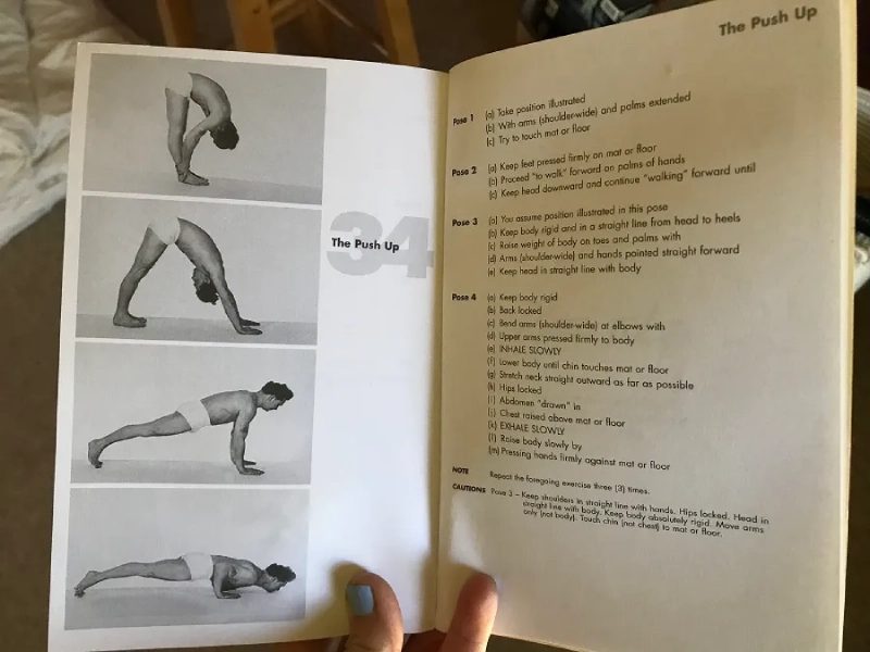 Bài tập Push-up trong cuốn Return to Life Through Contrology của Joseph Pilates